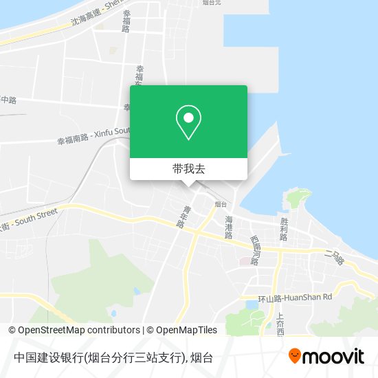 中国建设银行(烟台分行三站支行)地图