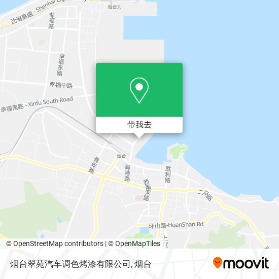 烟台翠苑汽车调色烤漆有限公司地图
