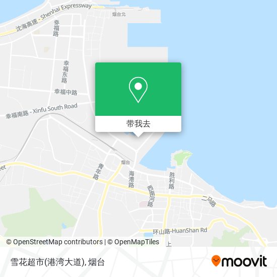 雪花超市(港湾大道)地图