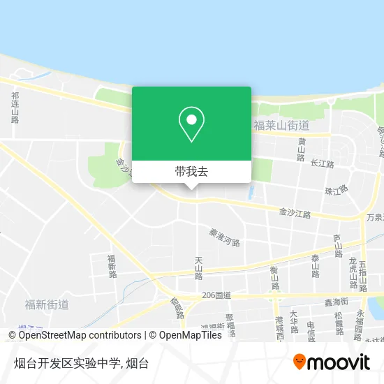 烟台开发区实验中学地图