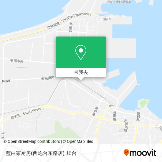 蓝白家厨房(西炮台东路店)地图
