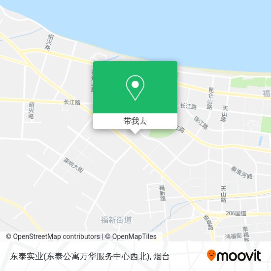 东泰实业(东泰公寓万华服务中心西北)地图
