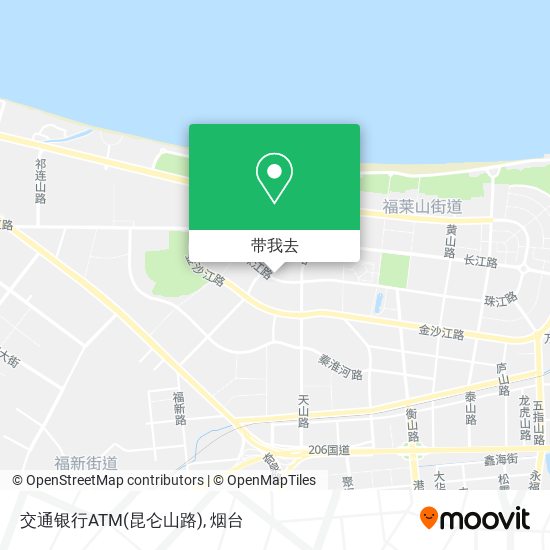 交通银行ATM(昆仑山路)地图
