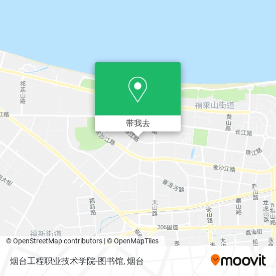 烟台工程职业技术学院-图书馆地图