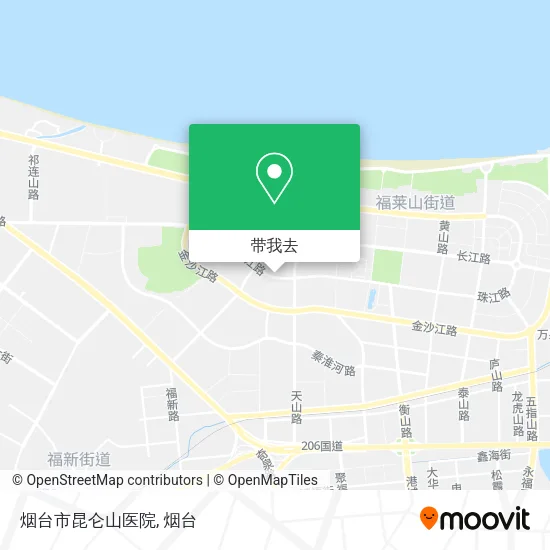 烟台市昆仑山医院地图