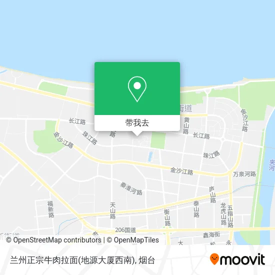 兰州正宗牛肉拉面(地源大厦西南)地图