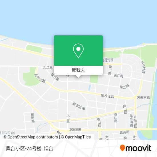 凤台小区-74号楼地图