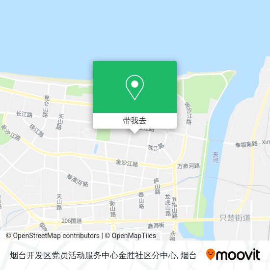 烟台开发区党员活动服务中心金胜社区分中心地图