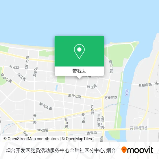 烟台开发区党员活动服务中心金胜社区分中心地图
