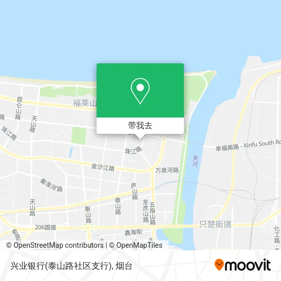 兴业银行(泰山路社区支行)地图
