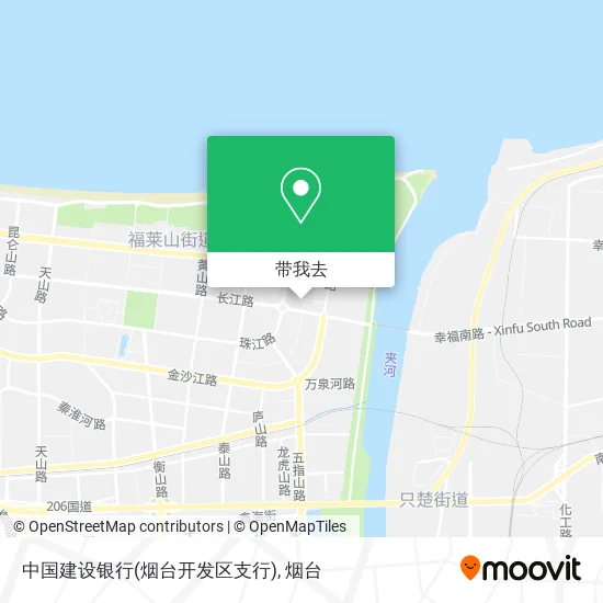中国建设银行(烟台开发区支行)地图