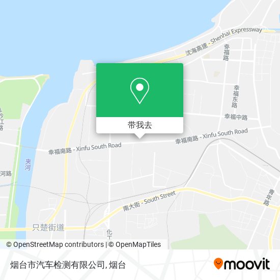 烟台市汽车检测有限公司地图