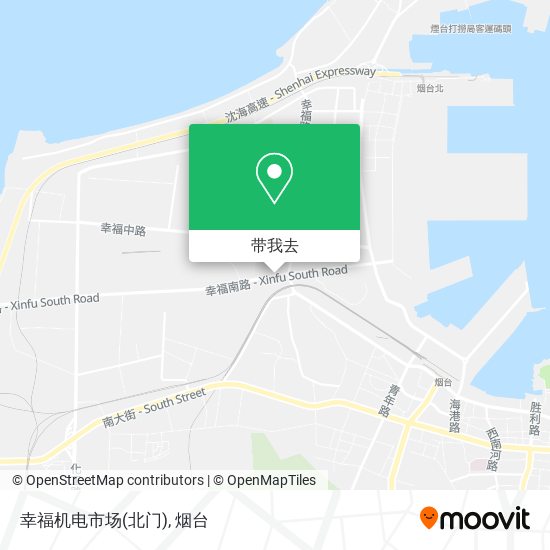 幸福机电市场(北门)地图