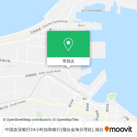 中国农业银行24小时自助银行(烟台金海分理处)地图