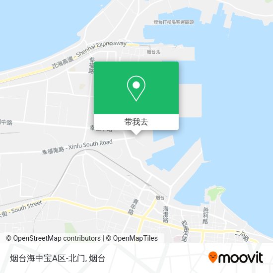 烟台海中宝A区-北门地图