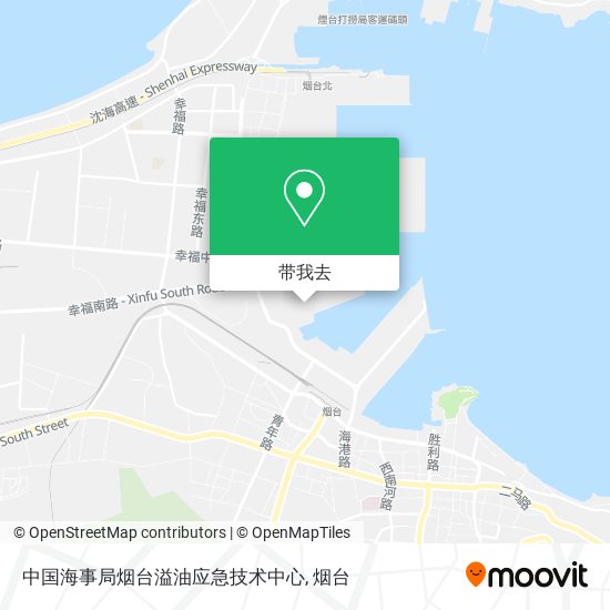 中国海事局烟台溢油应急技术中心地图