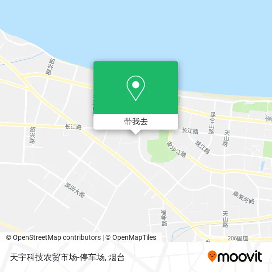 天宇科技农贸市场-停车场地图