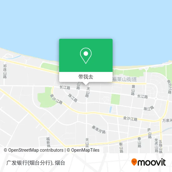 广发银行(烟台分行)地图