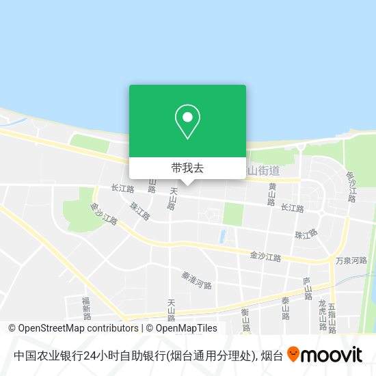 中国农业银行24小时自助银行(烟台通用分理处)地图