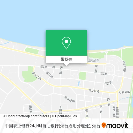中国农业银行24小时自助银行(烟台通用分理处)地图