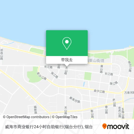威海市商业银行24小时自助银行(烟台分行)地图