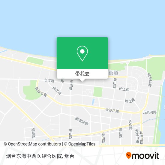 烟台东海中西医结合医院地图