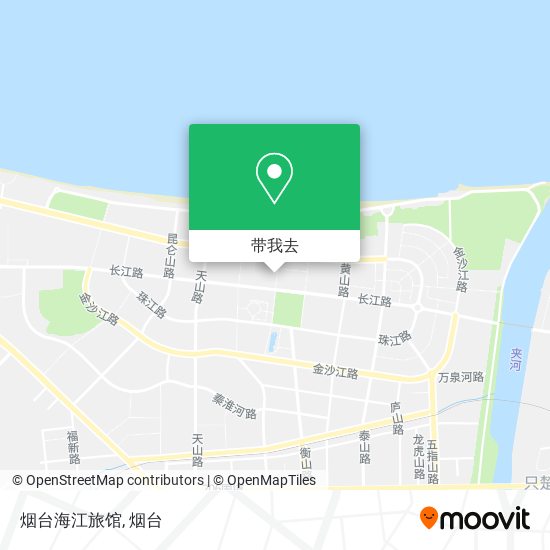 烟台海江旅馆地图