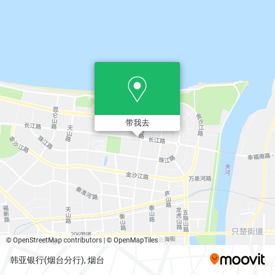 韩亚银行(烟台分行)地图