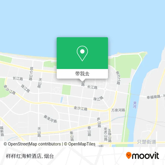 样样红海鲜酒店地图