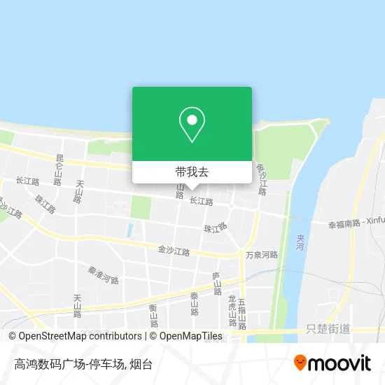 高鸿数码广场-停车场地图