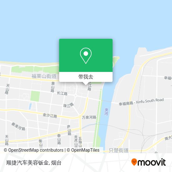 顺捷汽车美容钣金地图