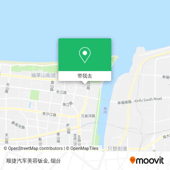 顺捷汽车美容钣金地图