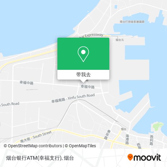 烟台银行ATM(幸福支行)地图
