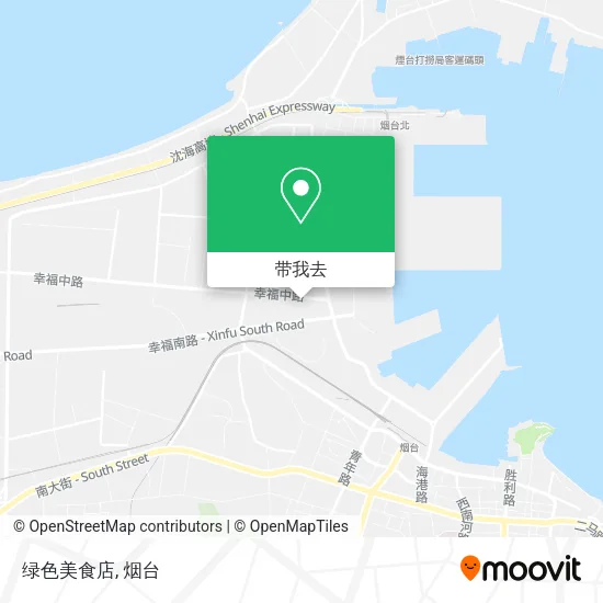 绿色美食店地图