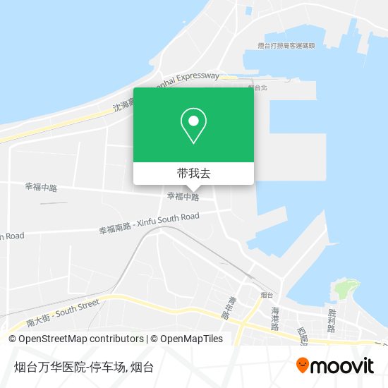 烟台万华医院-停车场地图