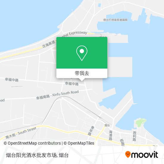 烟台阳光酒水批发市场地图