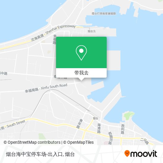 烟台海中宝停车场-出入口地图