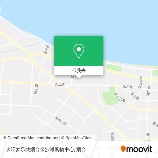 永旺梦乐城烟台金沙滩购物中心地图
