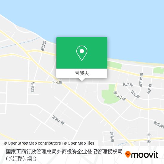 国家工商行政管理总局外商投资企业登记管理授权局(长江路)地图