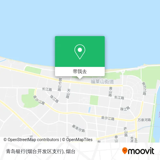 青岛银行(烟台开发区支行)地图