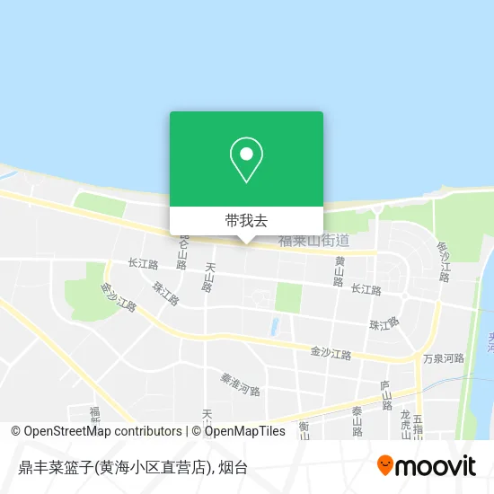 鼎丰菜篮子(黄海小区直营店)地图