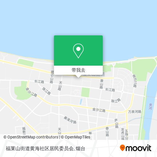 福莱山街道黄海社区居民委员会地图