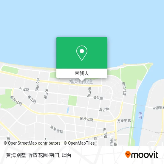 黄海别墅·听涛花园-南门地图