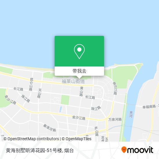 黄海别墅听涛花园-51号楼地图