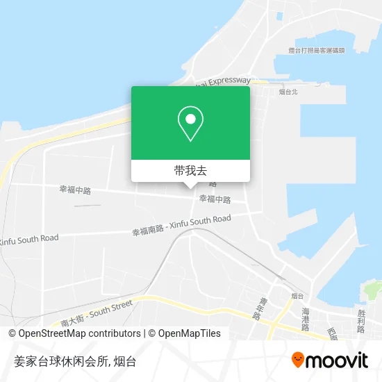 姜家台球休闲会所地图