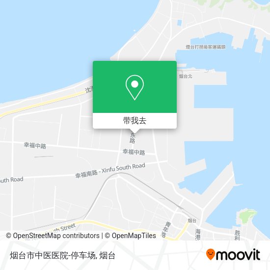 烟台市中医医院-停车场地图