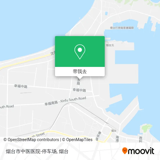 烟台市中医医院-停车场地图