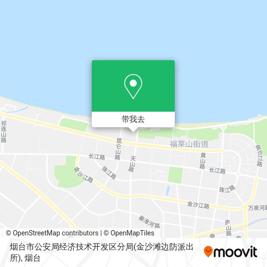 烟台市公安局经济技术开发区分局(金沙滩边防派出所)地图