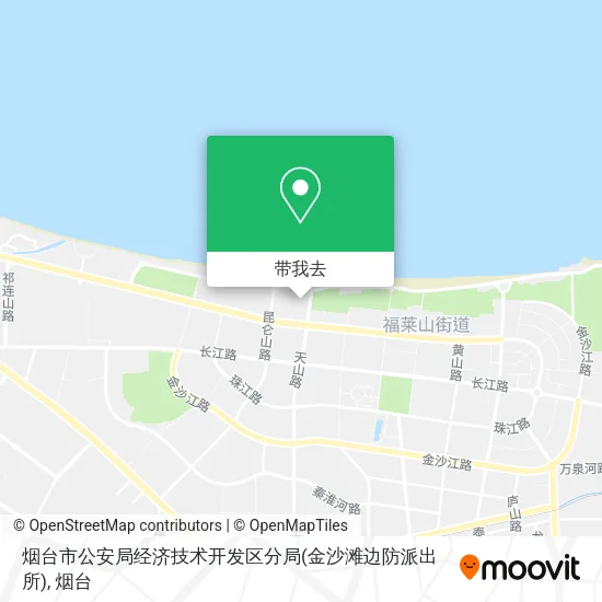 烟台市公安局经济技术开发区分局(金沙滩边防派出所)地图