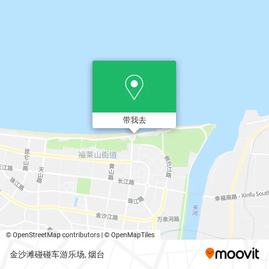 金沙滩碰碰车游乐场地图